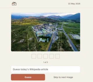 Screenshot of Peekpedia