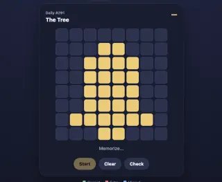 Screenshot of Pixel Recall