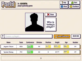 Screenshot of Poeltl