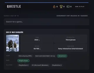Screenshot of Questle