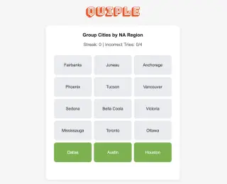 Screenshot of Quiple