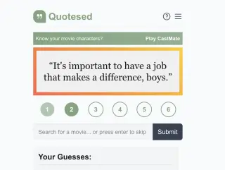 Screenshot of Quotesed