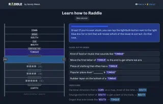 Screenshot of Raddle