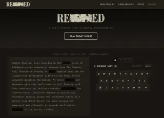 Screenshot of Redacted