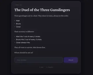 Screenshot of Riddle of the Day