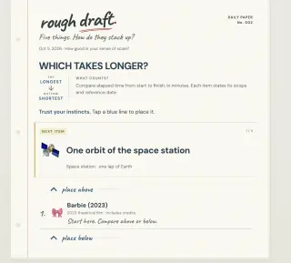 Screenshot of Rough Draft