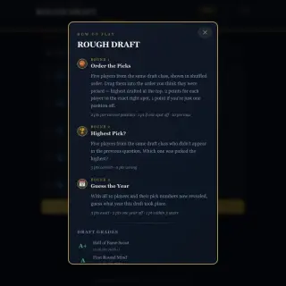 Screenshot of Rough Draft