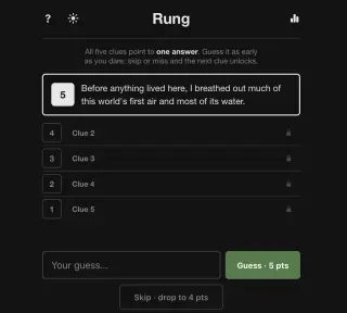 Screenshot of Rung