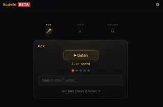 Screenshot of Rushdle