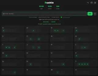 Screenshot of Rushle