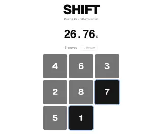 Screenshot of SHIFT