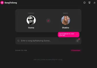 Screenshot of SongToSong