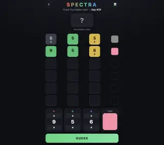 Screenshot of Spectra
