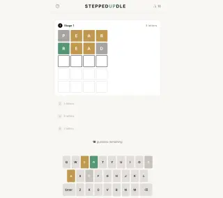 Screenshot of SteppedUpDle