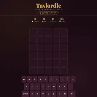 Screenshot of Taylordle