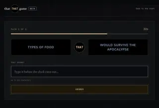 Screenshot of That THAT Game