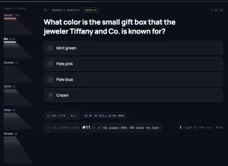 Screenshot of Trivia Gauntlet