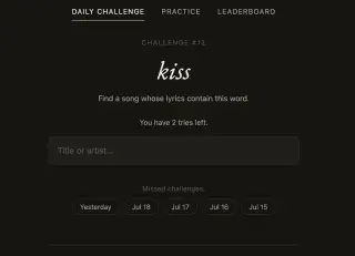 Screenshot of Undersung