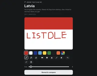 Screenshot of Vexle