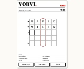 Screenshot of VORVI