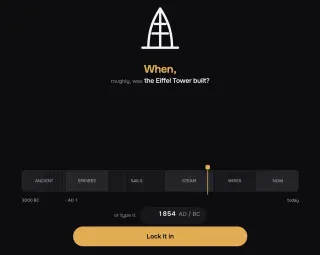 Screenshot of When?