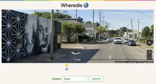 Screenshot of Wheredle