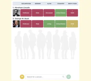 Screenshot of Whodle