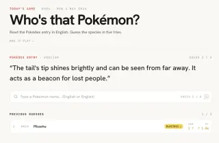 Screenshot of Pokelingo