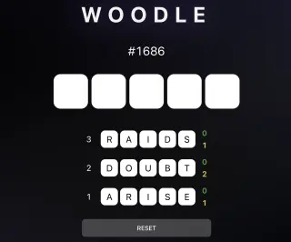Screenshot of Woodle