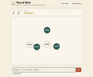Screenshot of Word Web