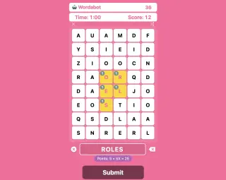 Screenshot of Wordable