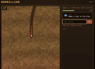 Screenshot of Wormillion