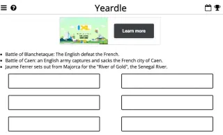 Screenshot of Yeardle