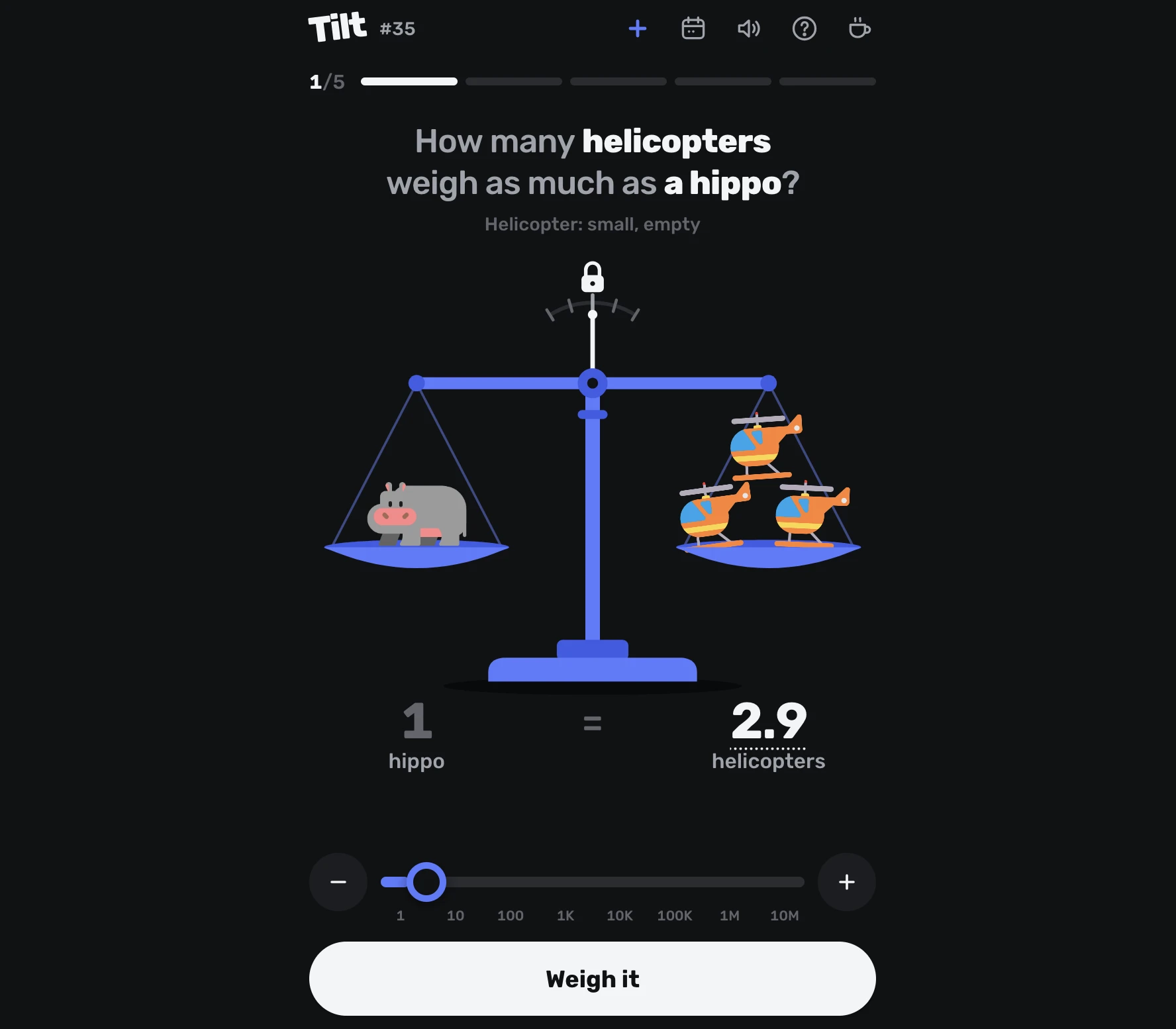Screenshot of Tilt