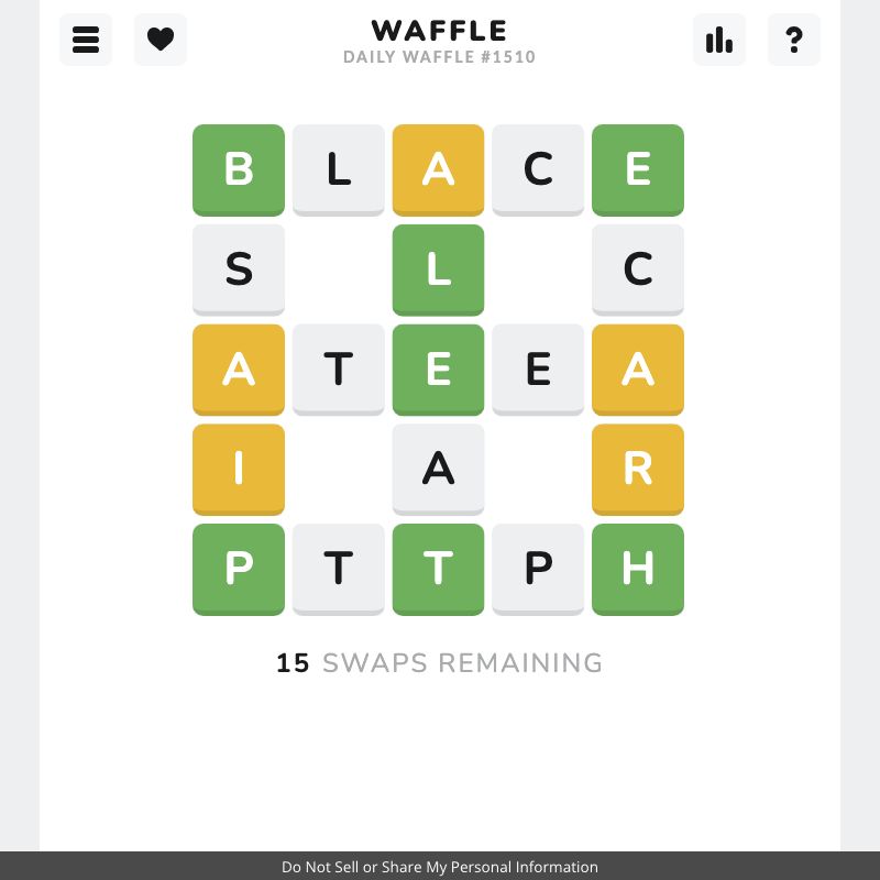 Screenshot of Waffle