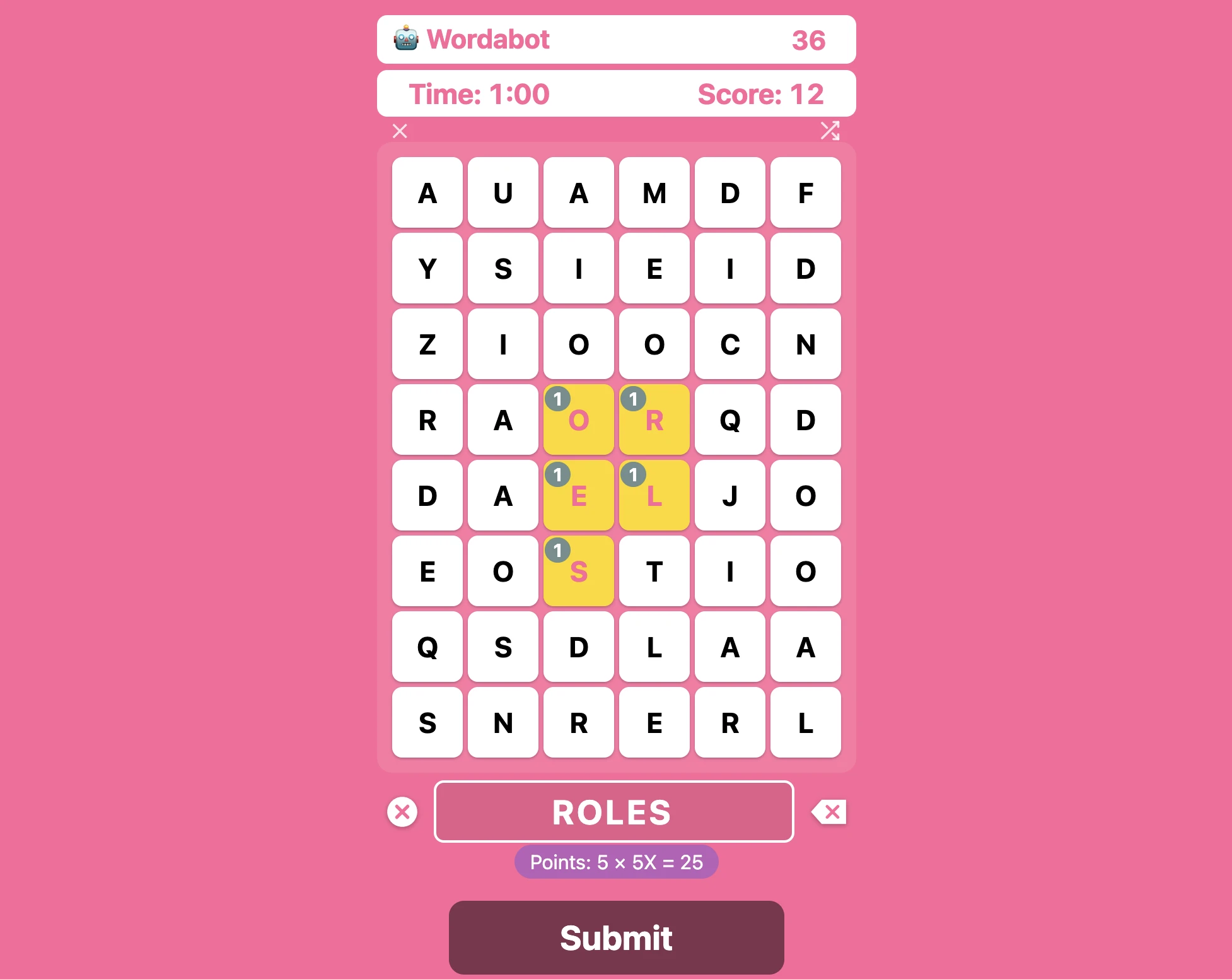Screenshot of Wordable
