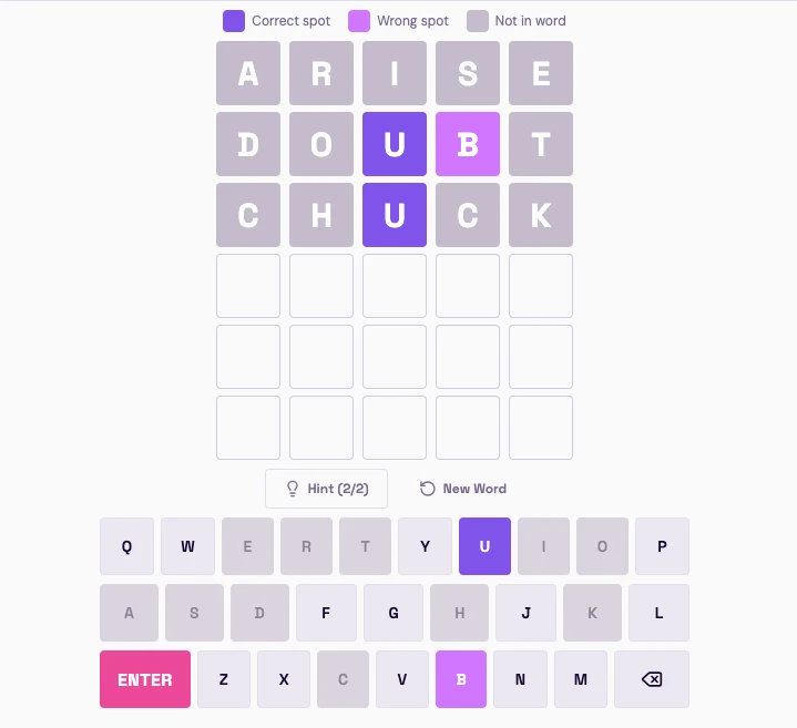 Screenshot of Worddelo
