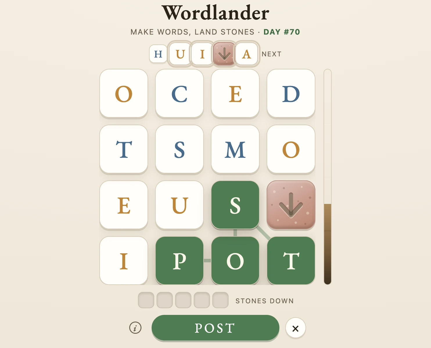 Screenshot of Wordlander