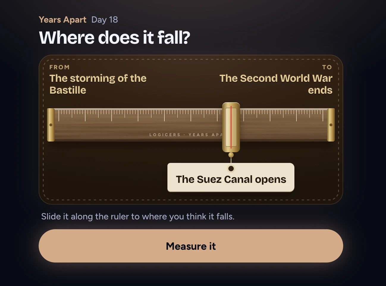Screenshot of Years Apart